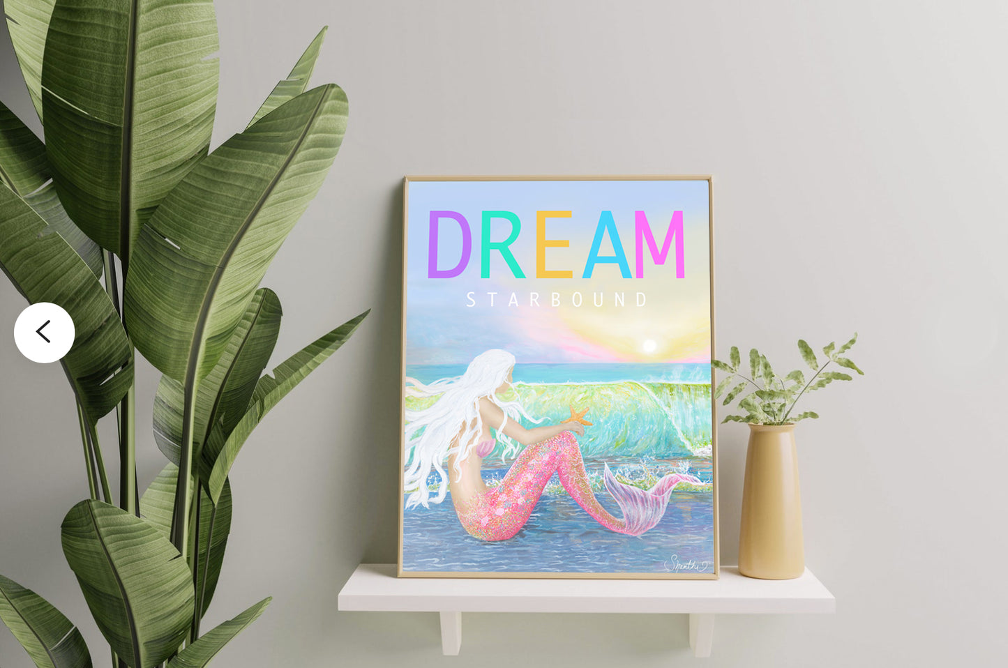 Whimsical Mermaid Art Prints, Mermaid Decor - 'Dream'