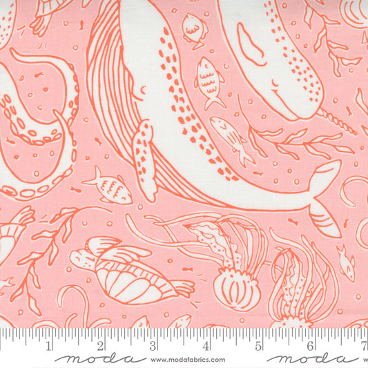 44''- 45'' Moda Fabric - The Sea And Me ~ Shell- 20794 19 - $16.50/yard